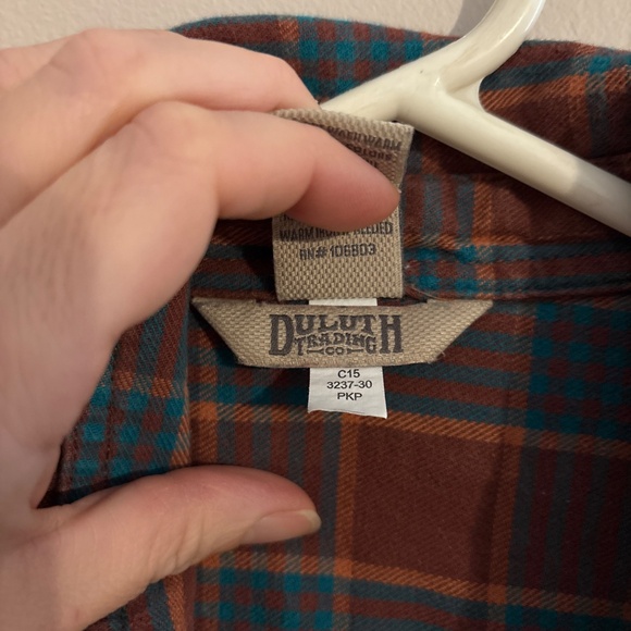 Duluth Plaid Button Down Womens XS Workwear - Picture 3 of 4